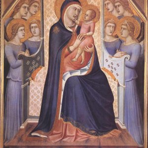 Madonna Enthroned With Angels