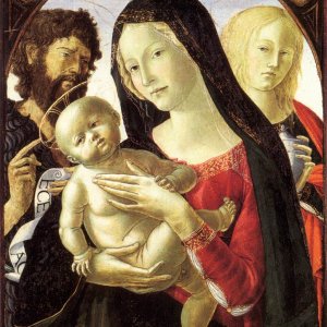 Madonna And Child With St. John The Baptist