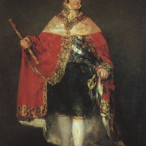 Ferdinand VII in his Robes of State