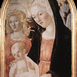 Madonna And Child With An Angel