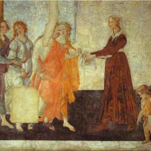 Venus and the Three Graces presenting Gifts to a Young Woman