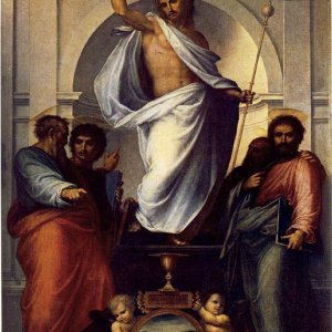 Christ With The Four Evangelists
