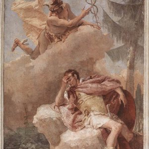 Mercury Appearing to Aeneas