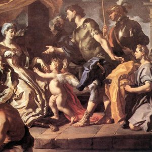 Dido Receiving Aeneas And Cupid Disguised As Ascanius