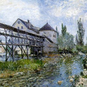 Provencher's mill at Moret