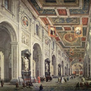 Interior Of The Santa Giovanni In Laterno, Rome
