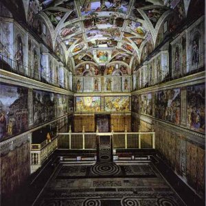 The Interior of the Sistine Chape